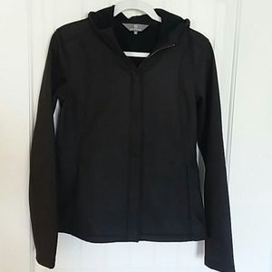 Aether Hooded Zip Up Jacket Gray Size 2 - Small